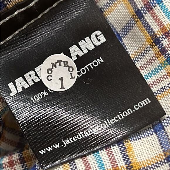 JARED LANG PLAID SHIRT SHIRT SIZE M - Picture 6 of 6